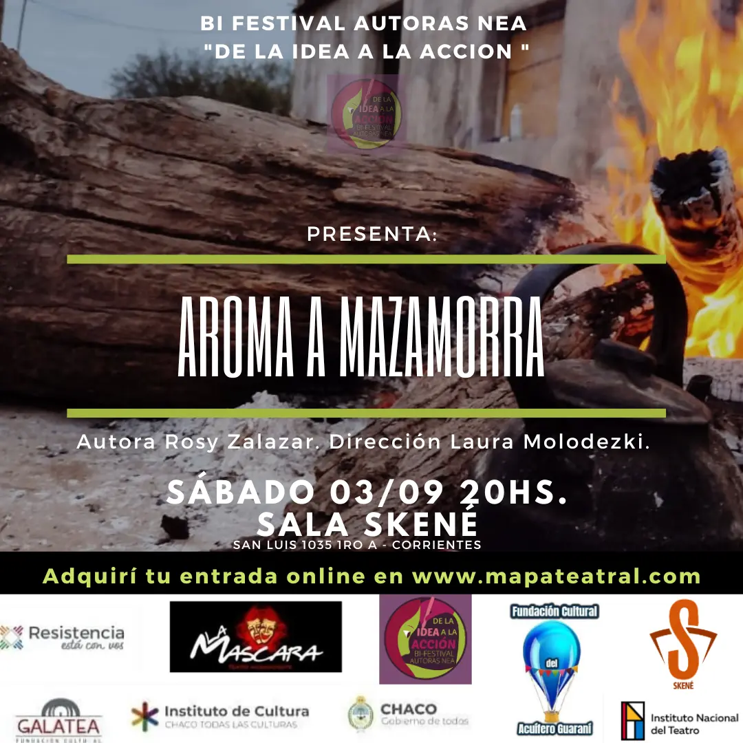 Aroma a mazamorra, obra de teatro