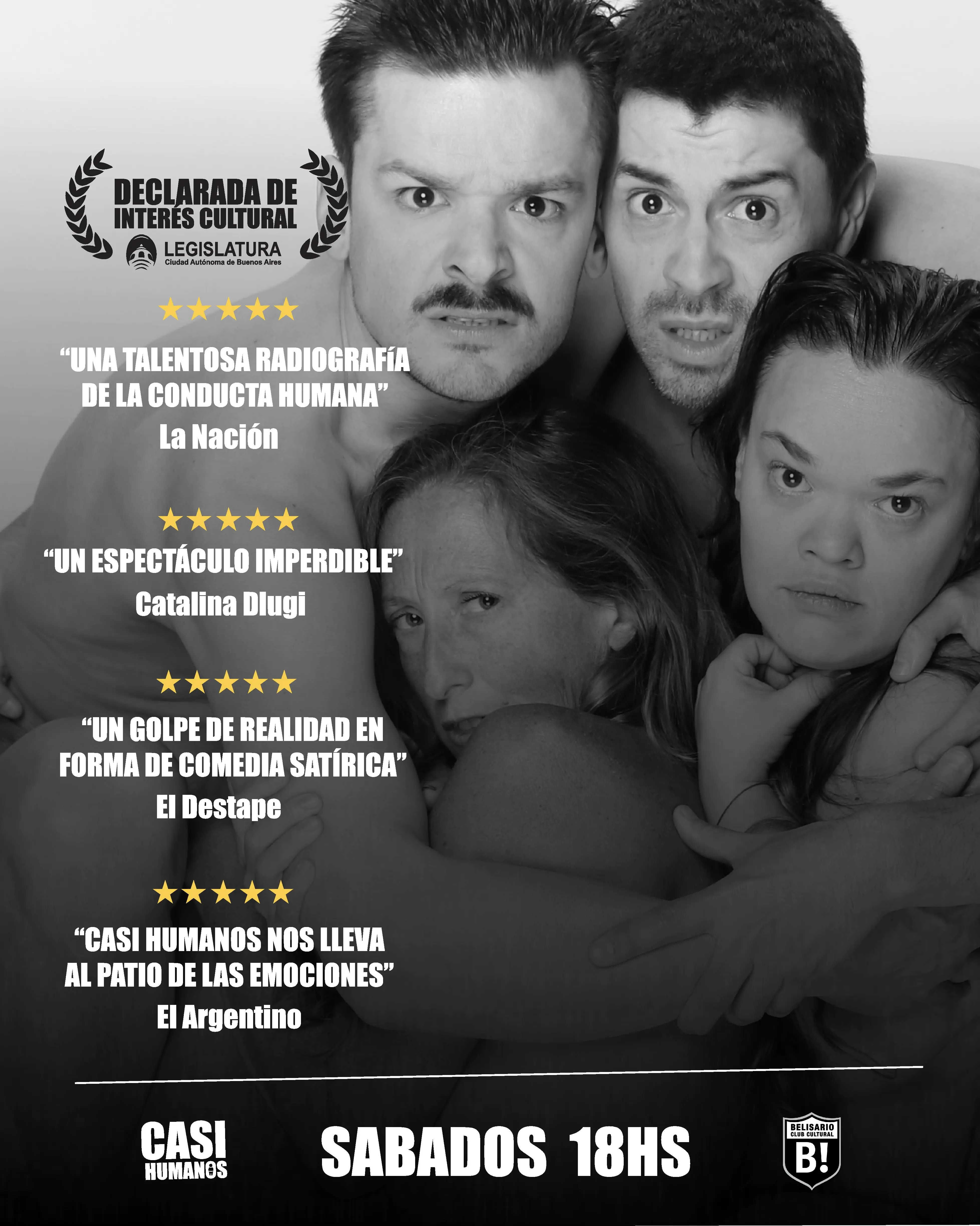 Casi humanos, obra de teatro