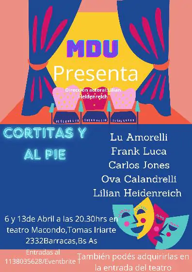 Cortitas y al pie, obra de teatro