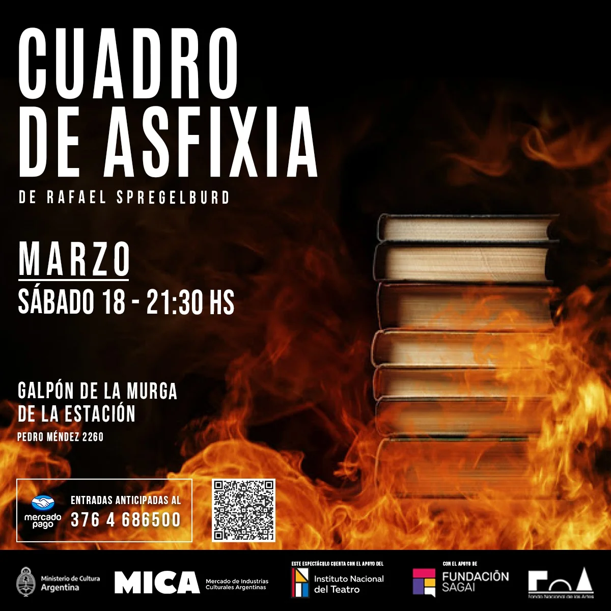 Cuadro de asfixia, obra de teatro