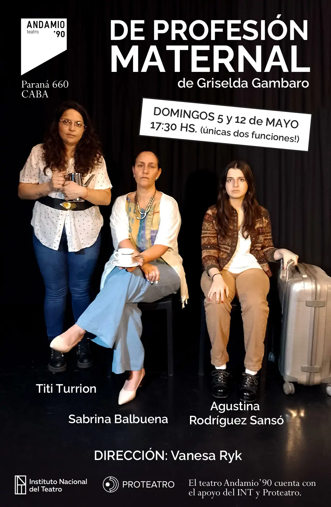 De profesión maternal, obra de teatro