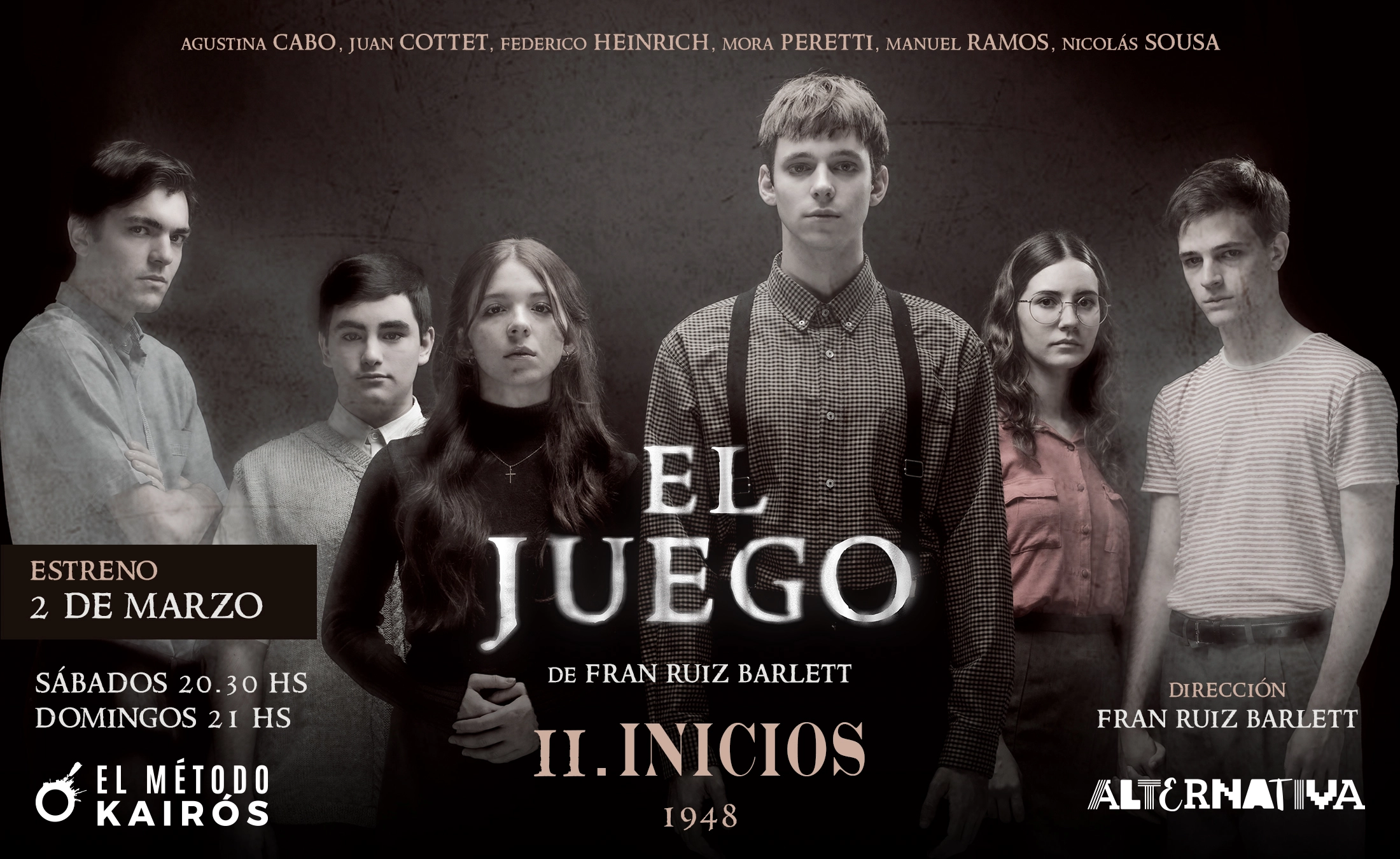El Juego: Inicios, obra de teatro