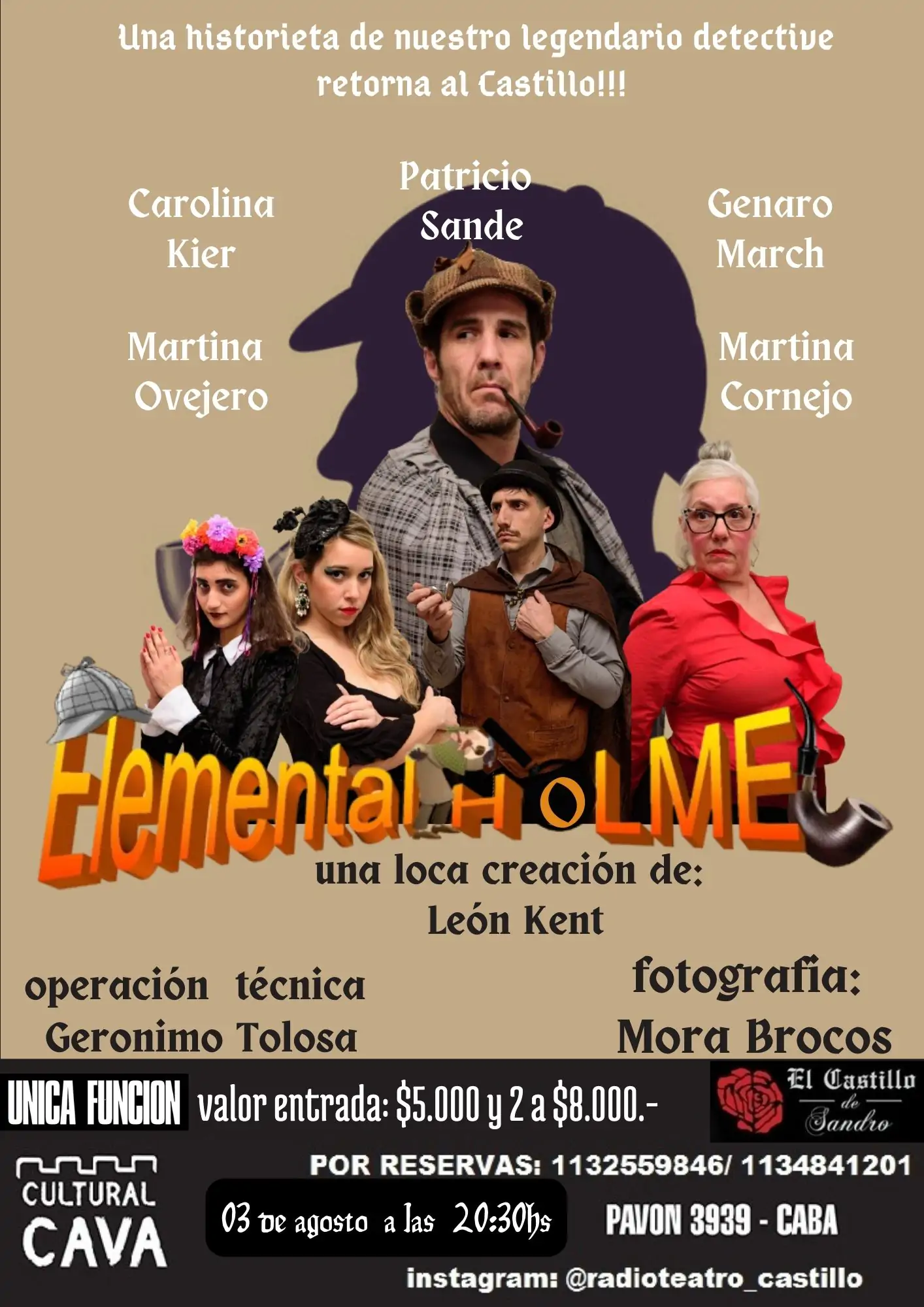 Elemental Holmes, obra de teatro