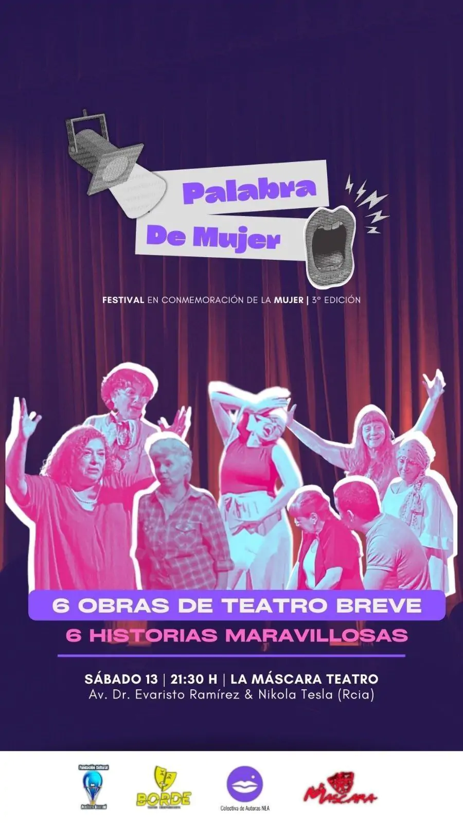 Festival Palabra de Mujer, obra de teatro