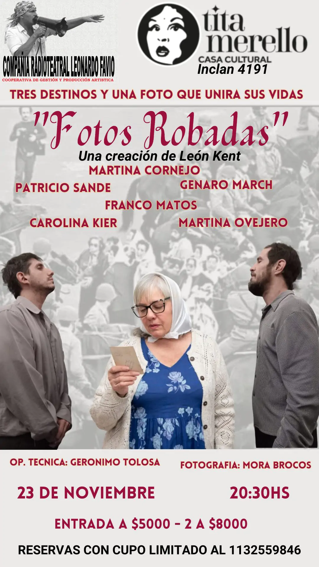 Fotos Robadas, obra de teatro