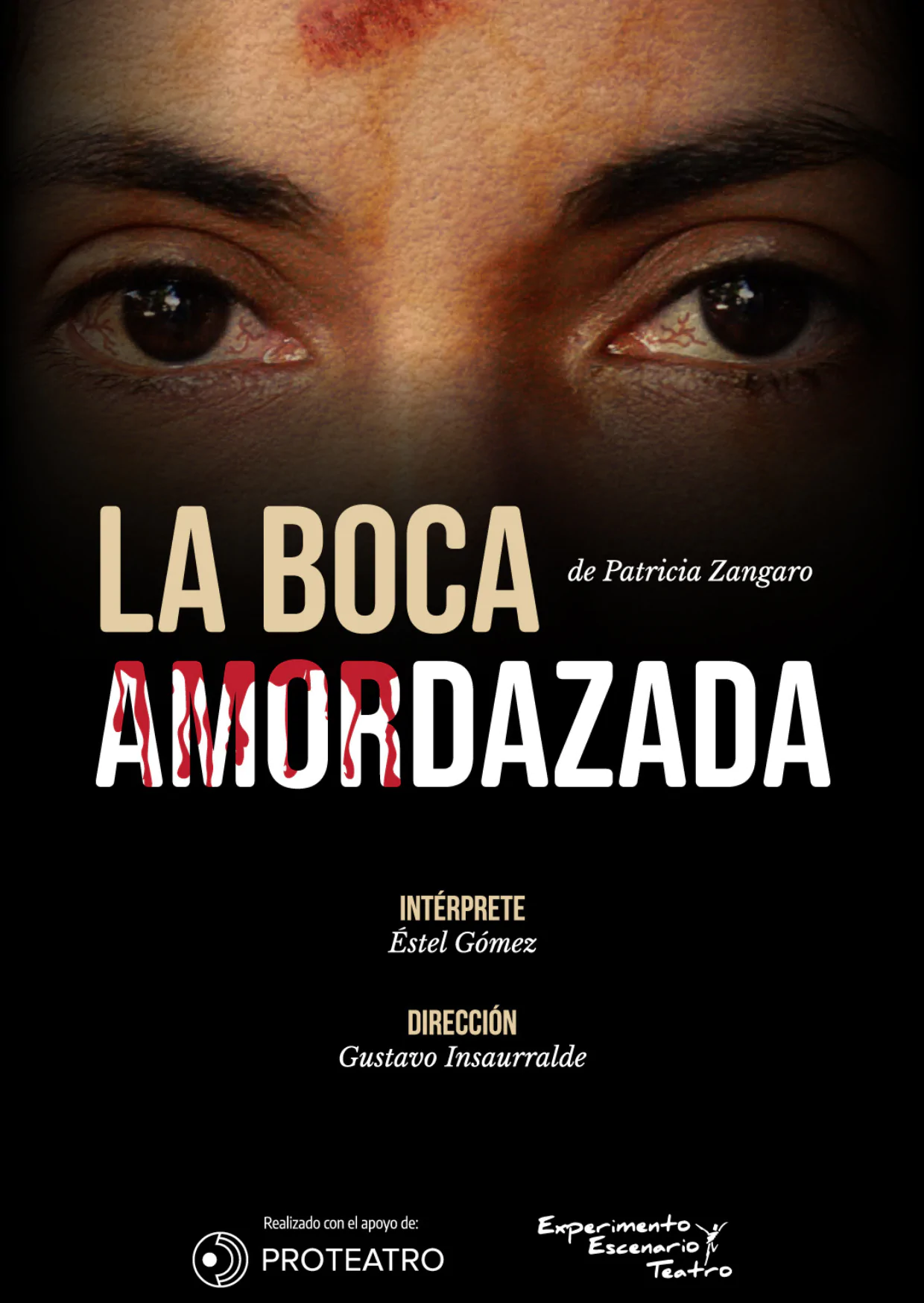 La boca amordazada, obra de teatro