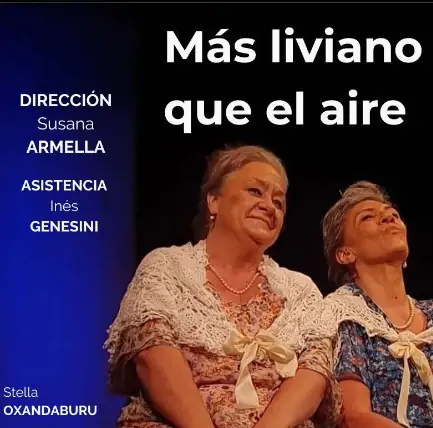 Más liviano que el aire, obra de teatro