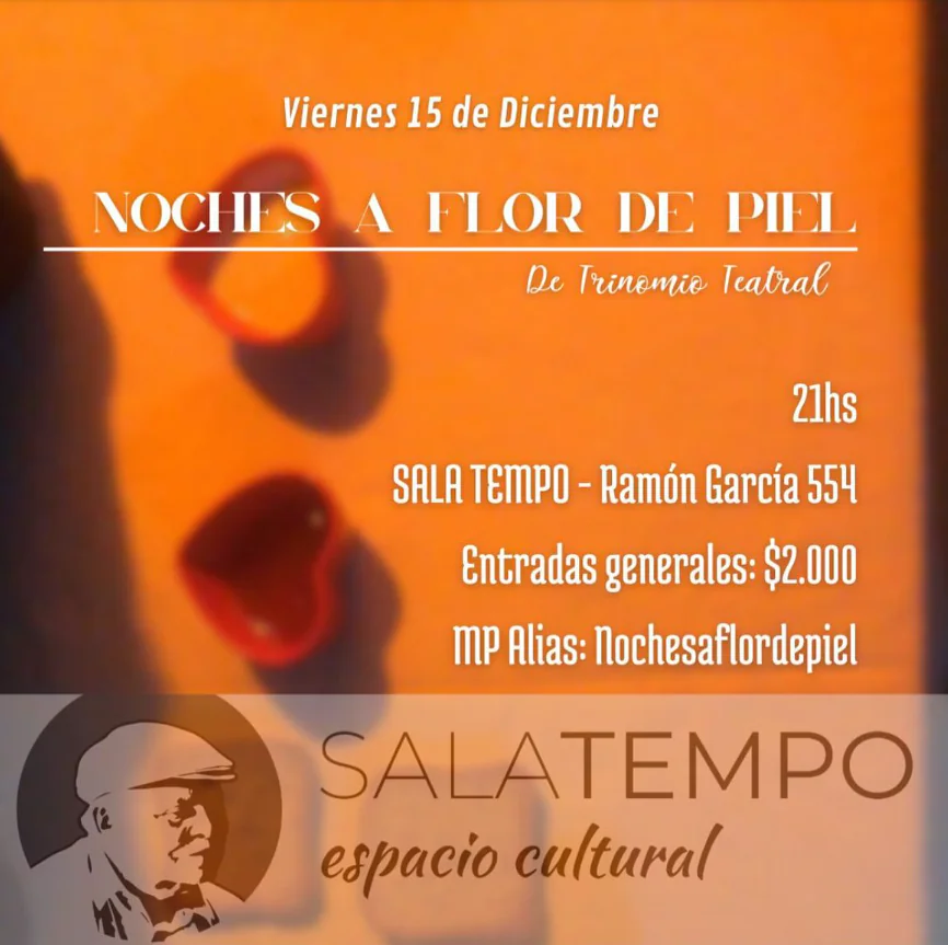 Noches a flor de piel, obra de teatro
