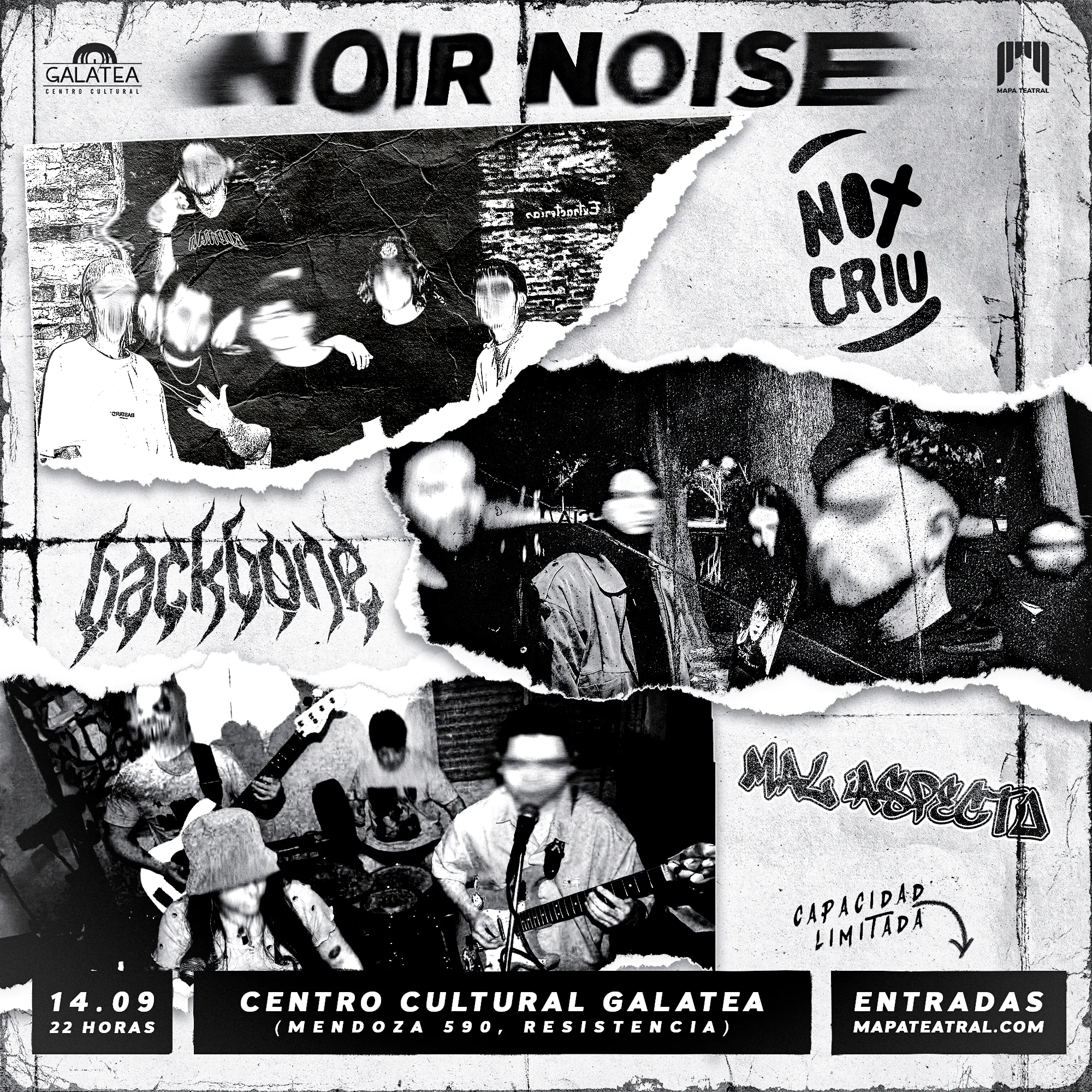 NOIR NOISE: UNA FUSIÓN ÚNICA DE SONIDOS, obra de teatro