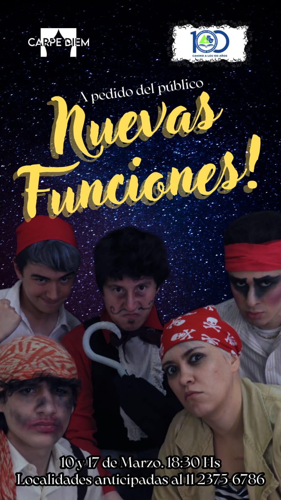 Peter Pan y la tierra del Nunca Jamas, obra de teatro