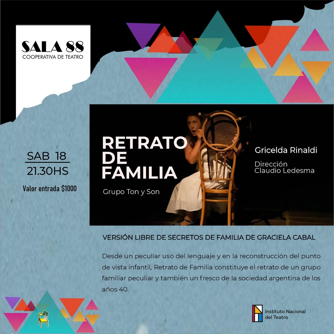 Retrato de familia, obra de teatro