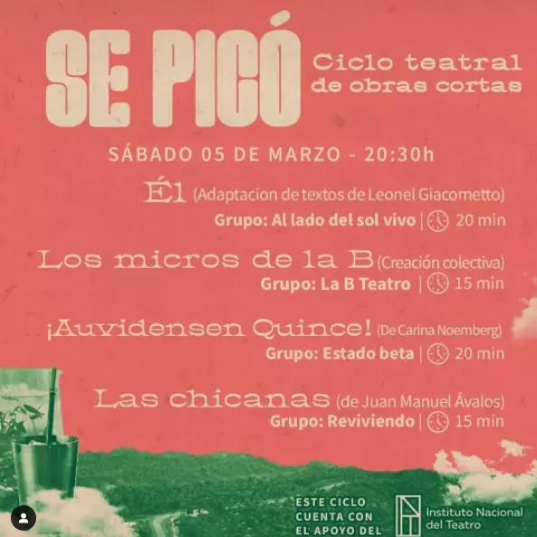 Se picó (ciclo de obras), obra de teatro