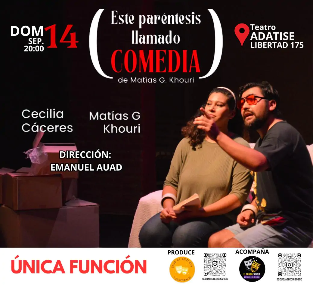 ESTE PARENTESIS LLAMADO COMEDIA, obra de teatro