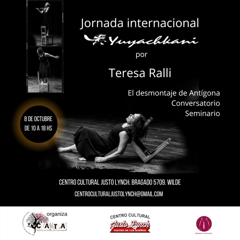 JORNADA INTERNACIONAL CON TERESA RALLI, obra de teatro