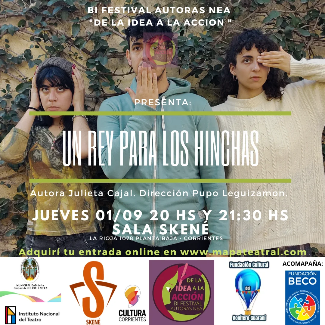 Un rey para los hinchas, obra de teatro