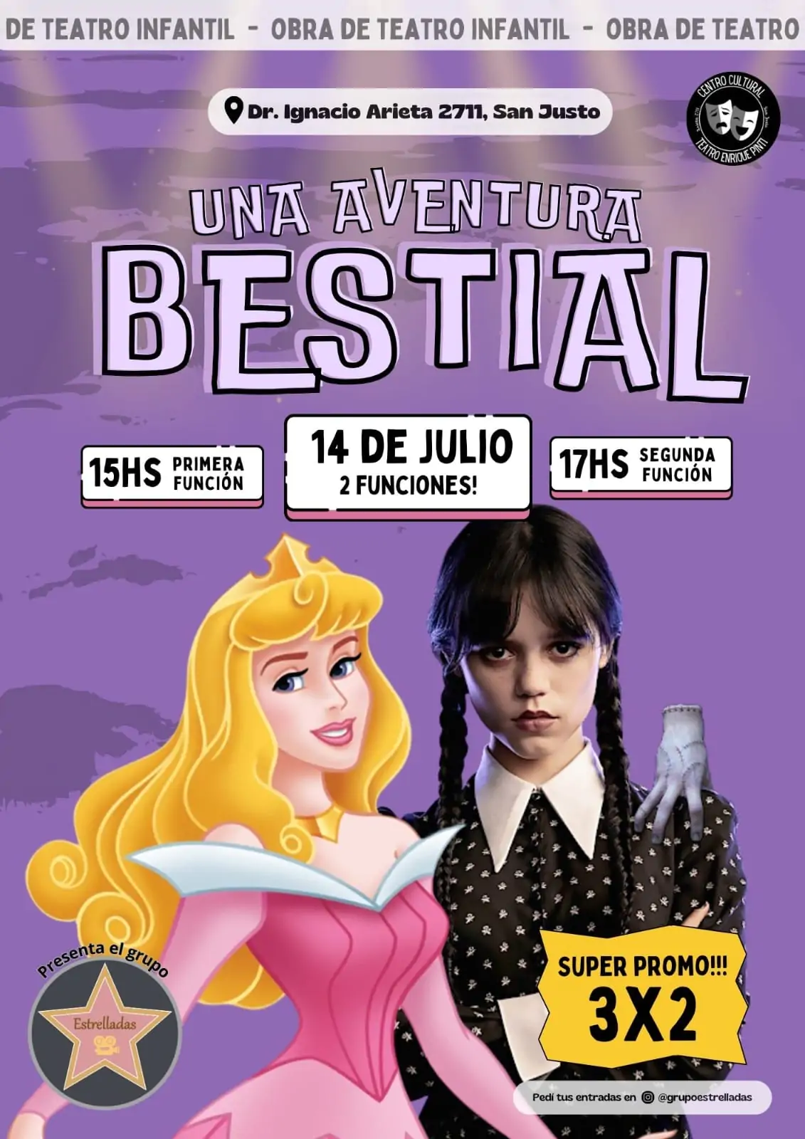 Una aventura bestial, obra de teatro