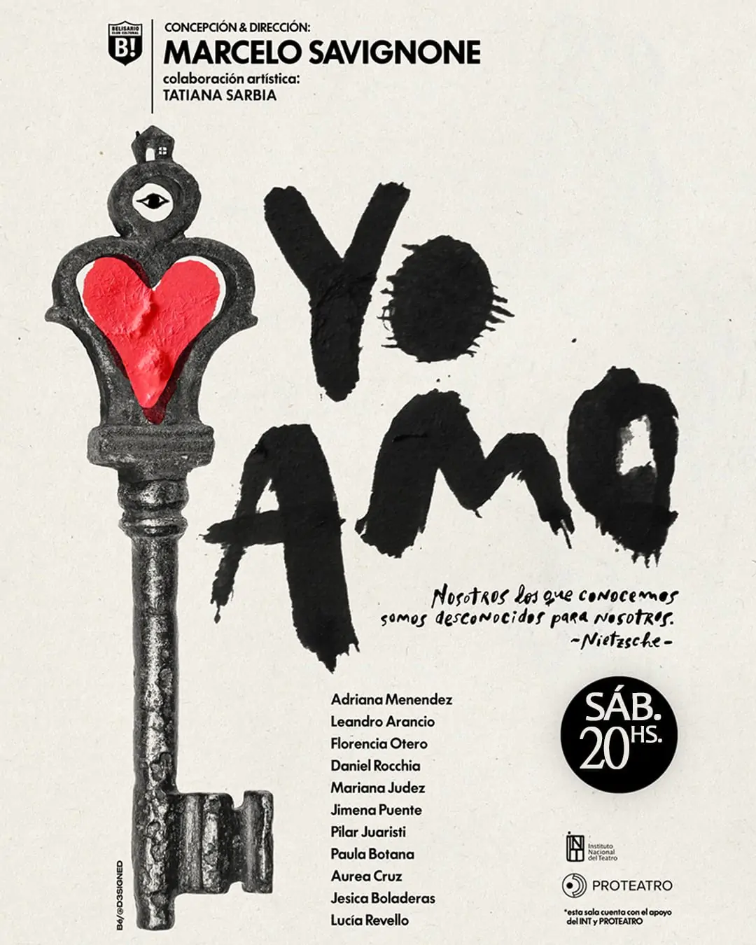Yo amo, obra de teatro